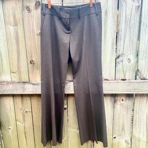 The Limited Brown Creased Dress Pants for Ladies; Size 6